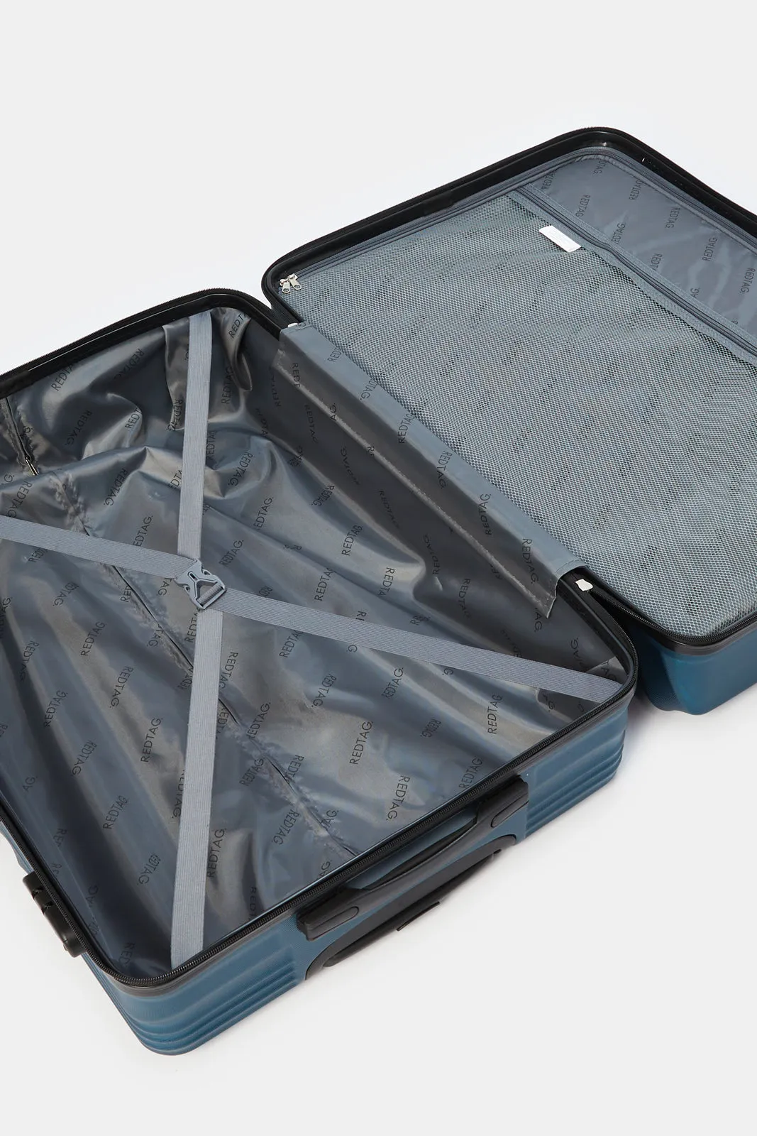 Blue Textured Trolley Luggage 20 Inch sold by Redtag product image thumbnail 5