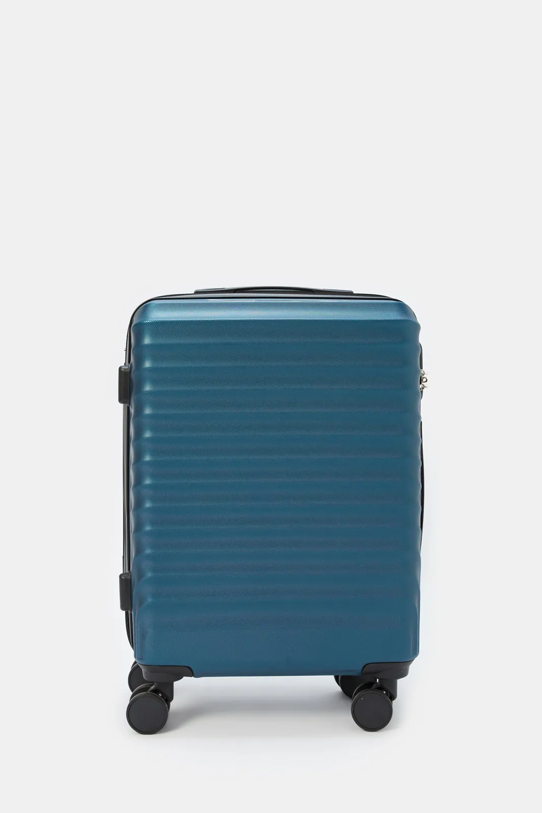 Blue Textured Trolley Luggage 20 Inch sold by Redtag