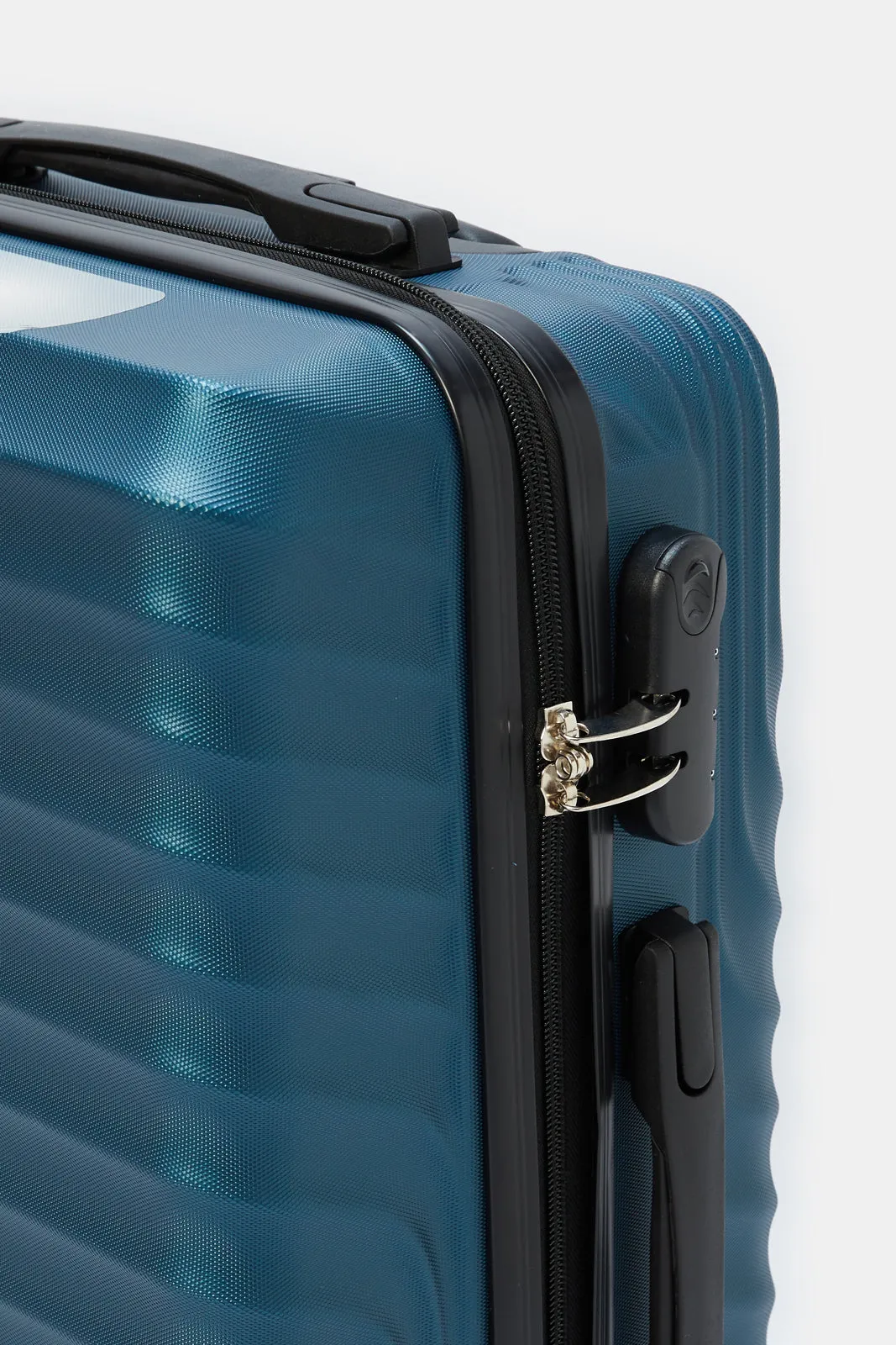 Blue Textured Trolley Luggage 20 Inch sold by Redtag product image thumbnail 3