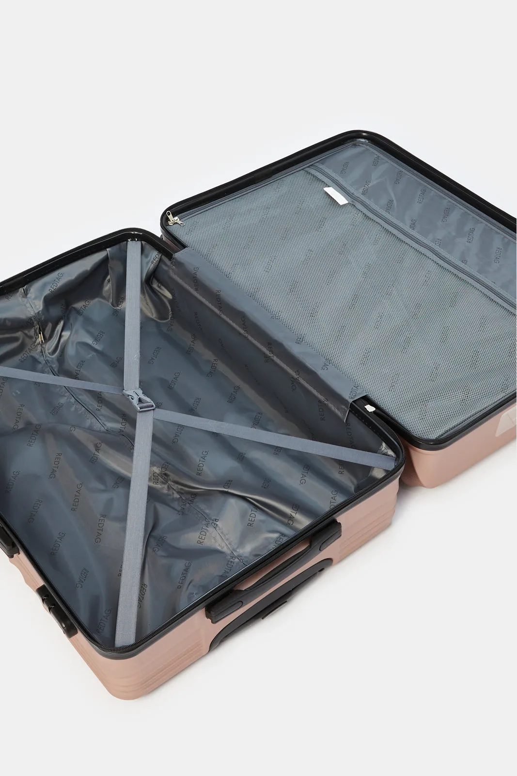 Rose Gold Textured Trolley Luggage 20 Inch sold by Redtag product image thumbnail 5