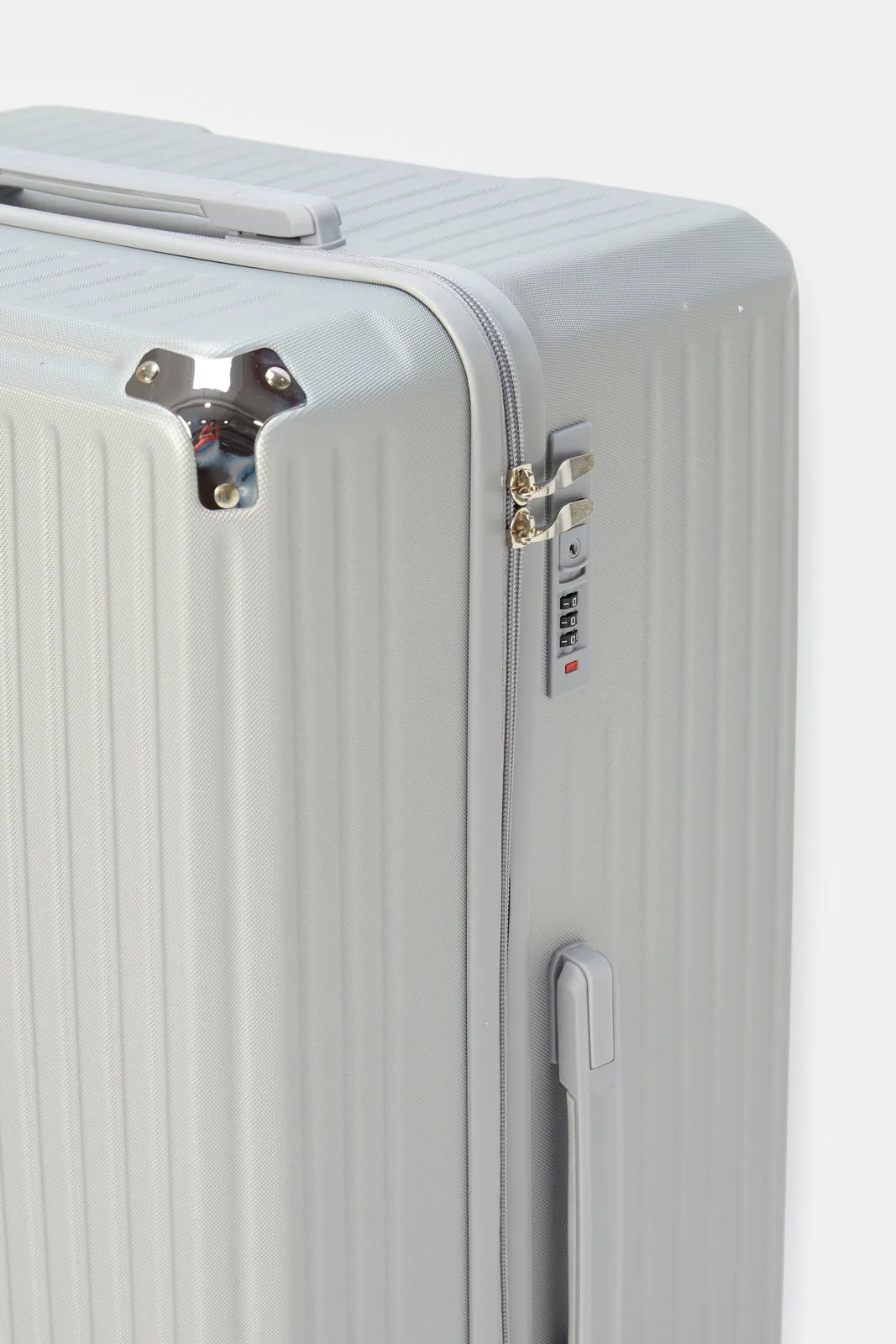 Silver Hard Trolley Luggage (24Inch) sold by Redtag product image thumbnail 3