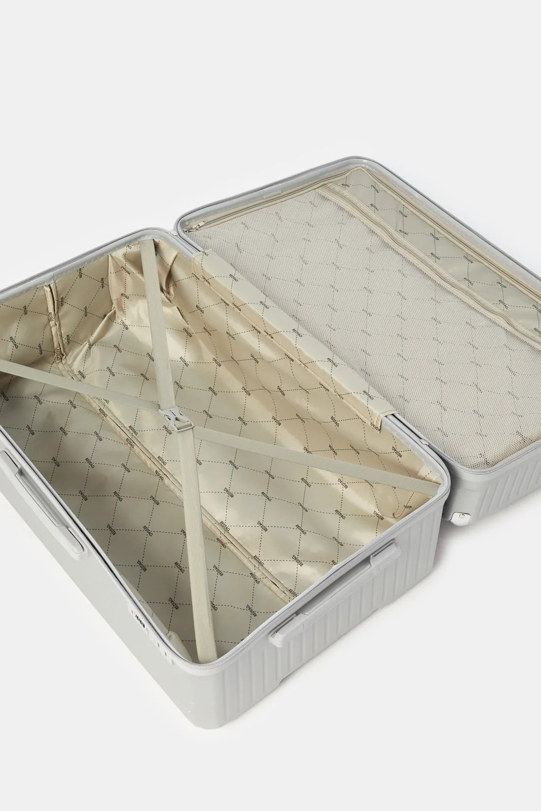 Silver Hard Trolley Luggage (24Inch) sold by Redtag product image thumbnail 5