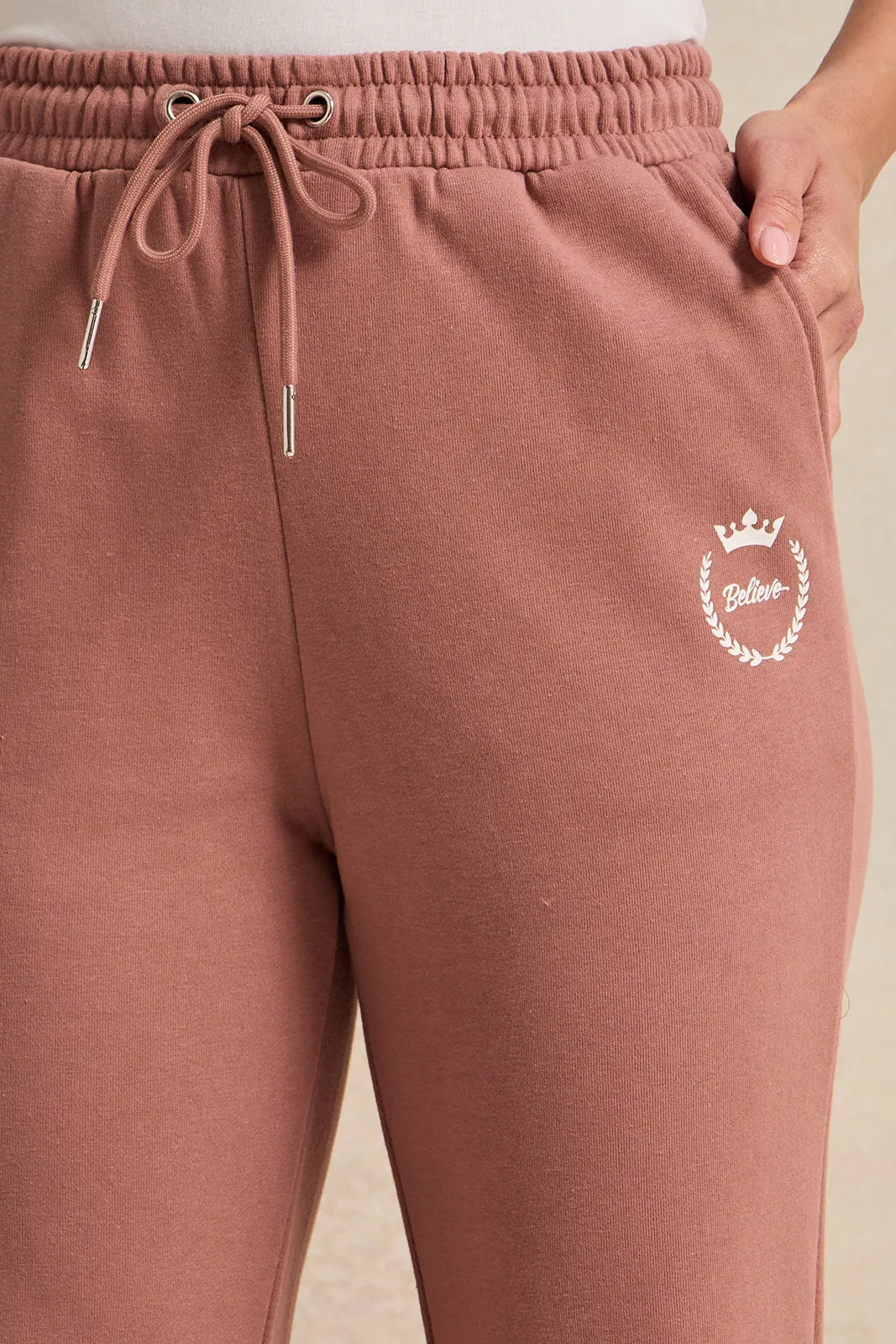 Women Brown Fit And Flare Pants sold by Redtag product image thumbnail 4