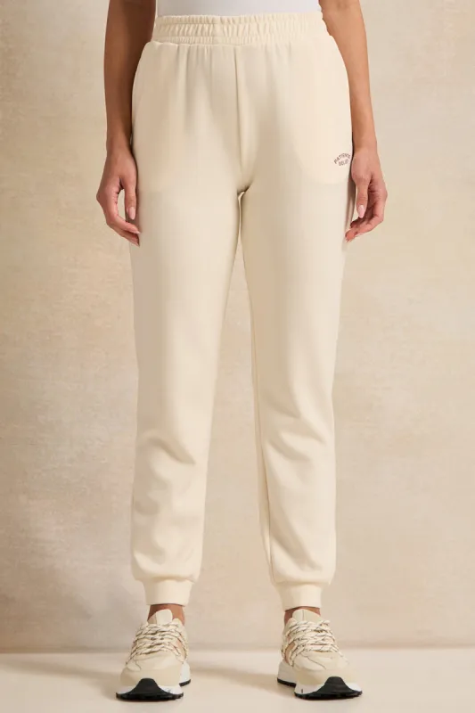 Women Ivory Placement Print Active Pants sold by Redtag
