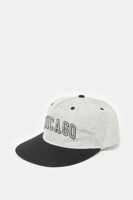 Boys Grey Embellished Cap sold by Redtag