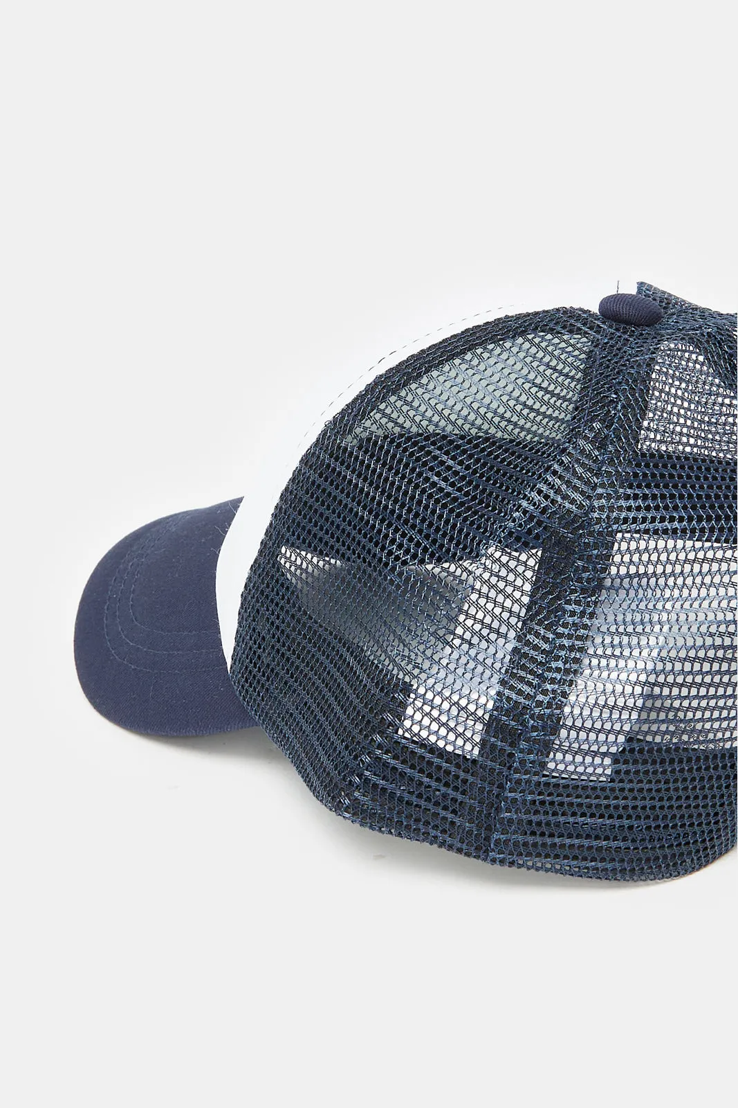 Boys Navy Embellished Cap sold by Redtag product image thumbnail 3