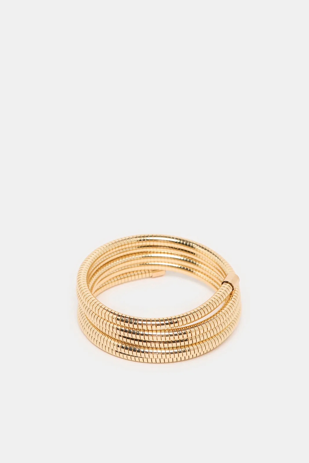 Women Gold Embellished Bangle sold by Redtag