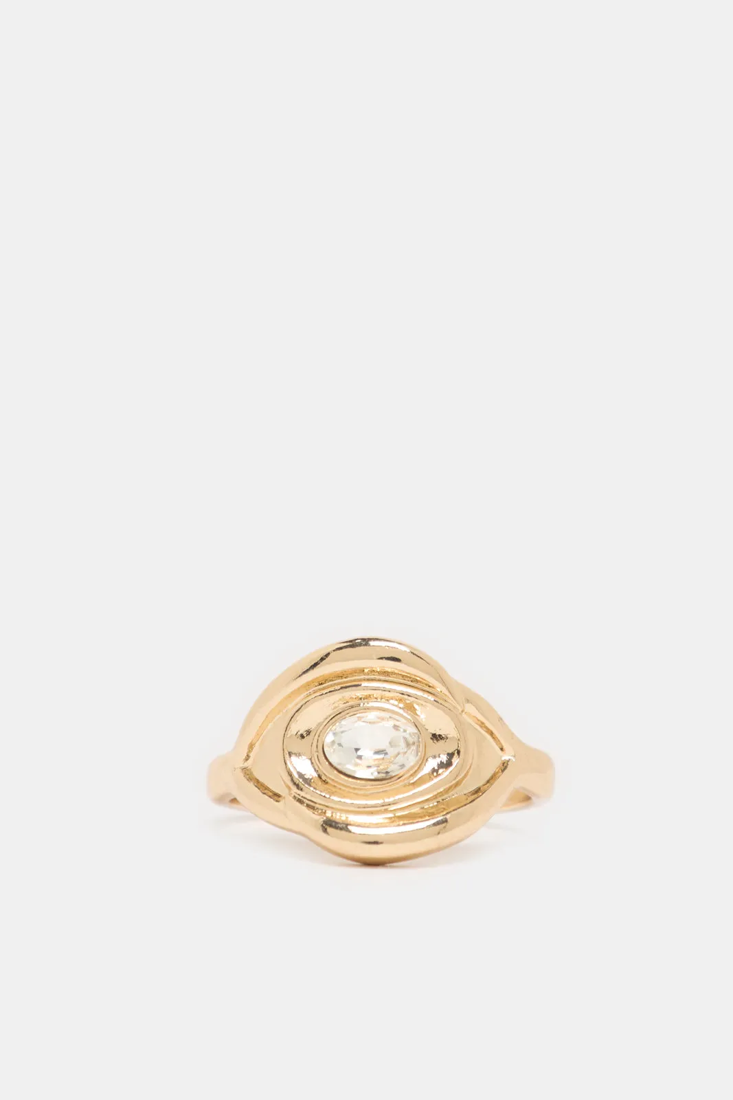 Women Gold Embellished Ring sold by Redtag product image thumbnail 2