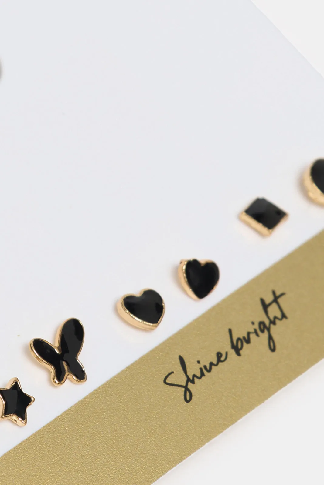 Women Gold Embellished Earrings (3 Pairs) sold by Redtag product image thumbnail 2