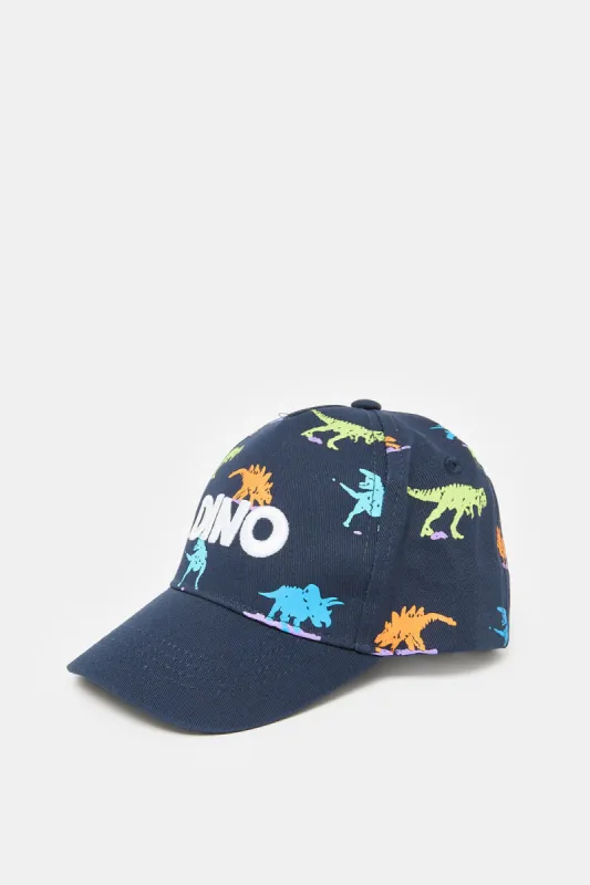 Boys Navy Embellished Cap sold by Redtag