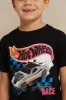 Boys Black Printed T-shirt sold by Redtag