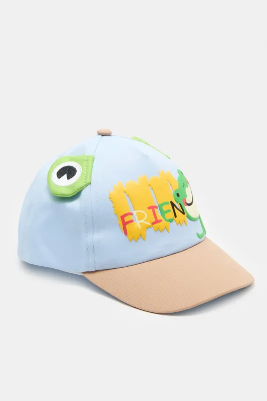 Boys Blue Embellished Cap sold by Redtag