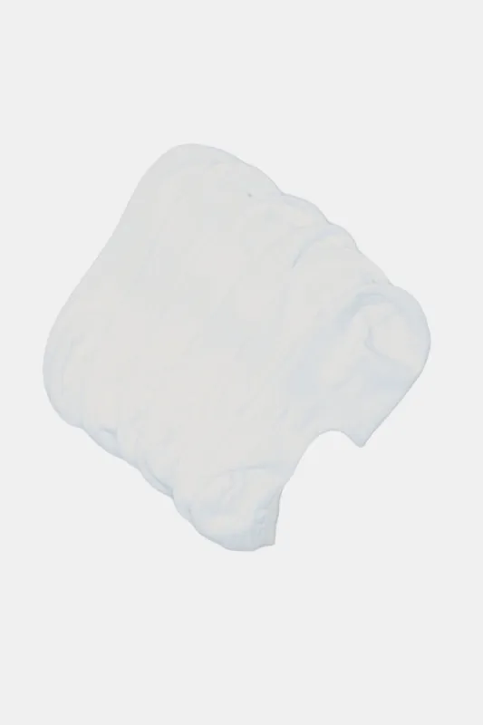 Men White Plain Invisible Socks (Pack Of 3) sold by Redtag