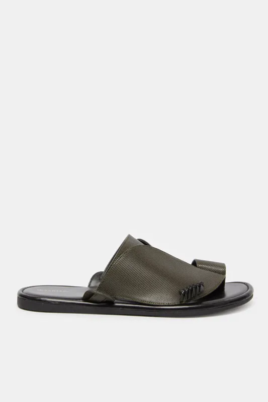 Men Olive Shirqui Sandals sold by Redtag