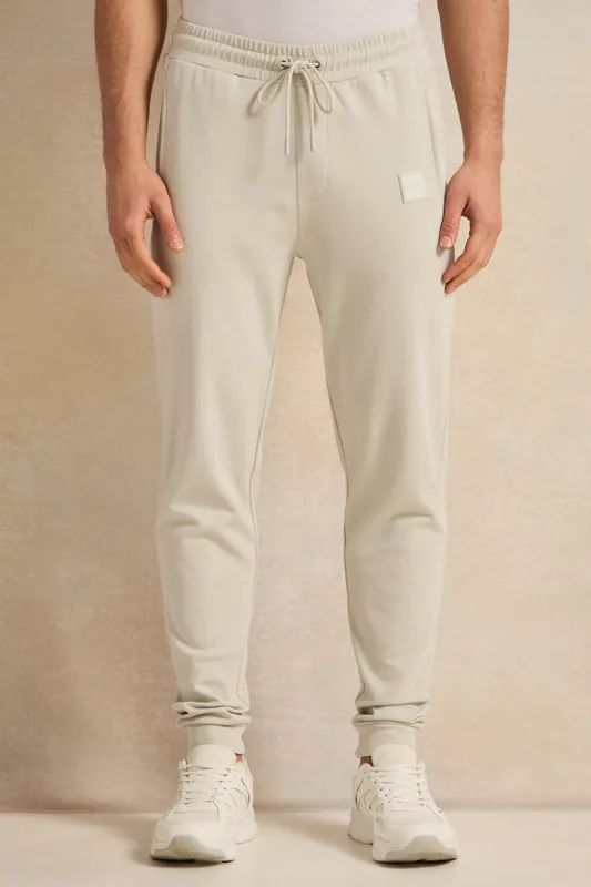 Men Ecru Lounge Pants sold by Redtag