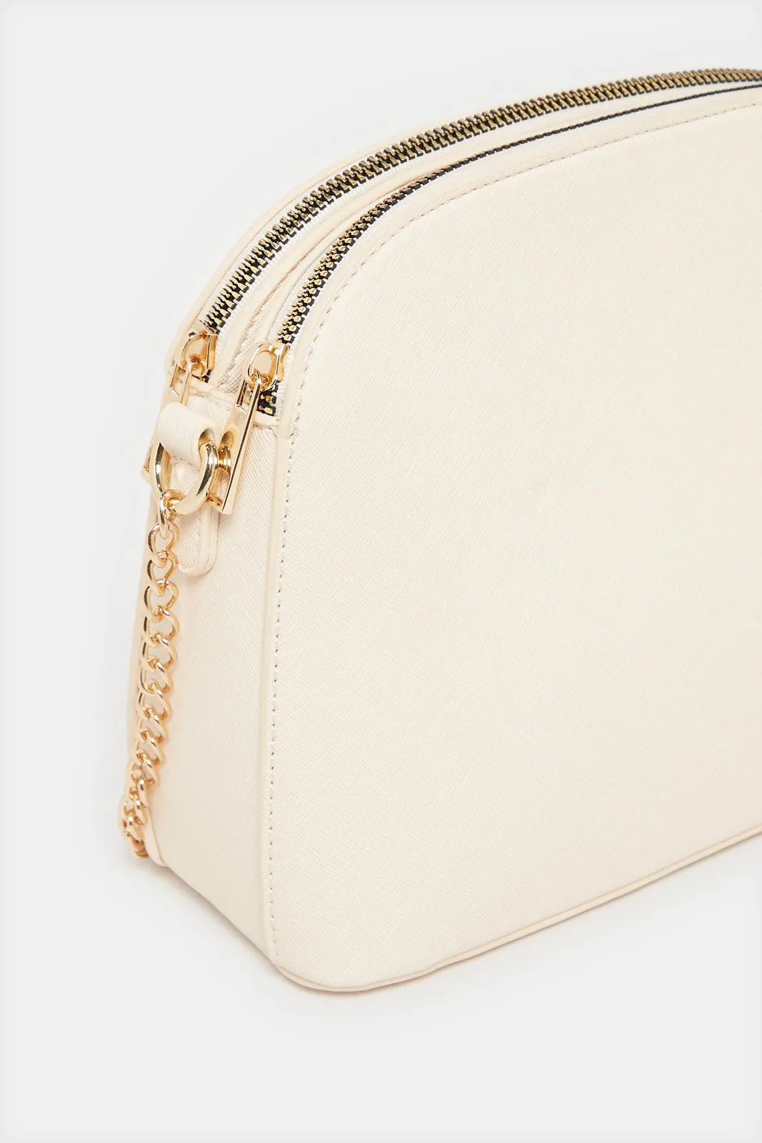 Women Beige Cross Bag sold by Redtag product image thumbnail 3