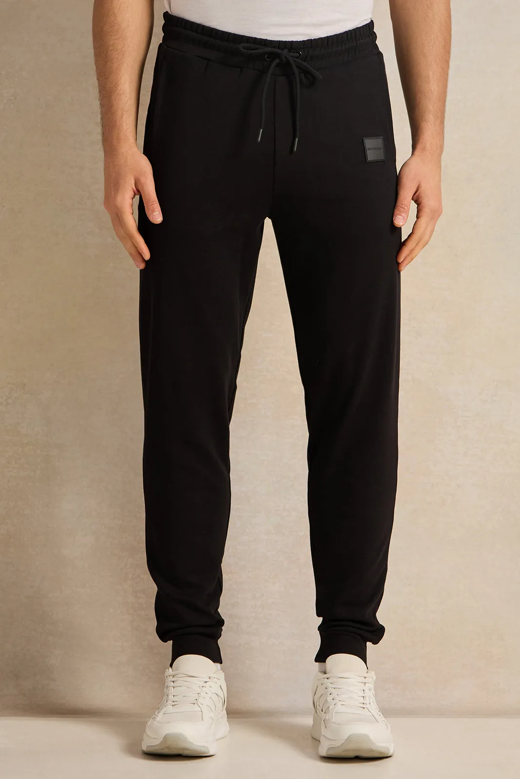 Men Black Lounge Pants sold by Redtag