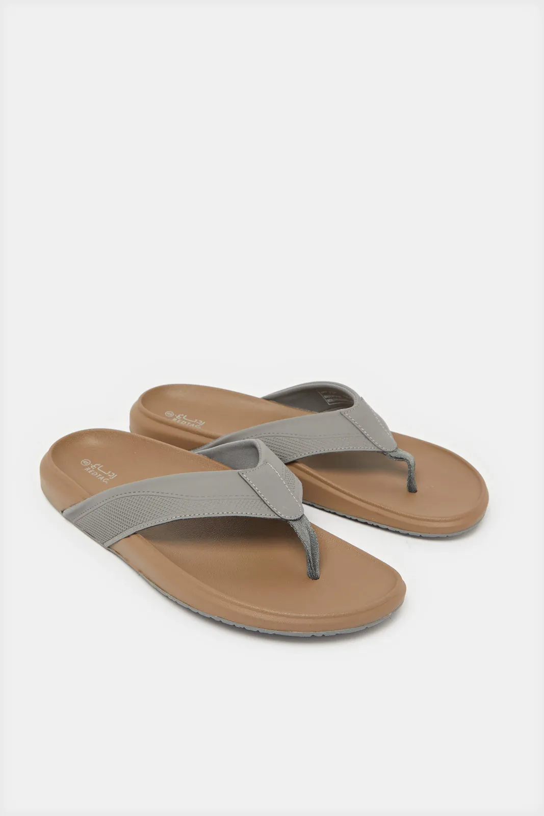 Men Grey Toe Post Sandal sold by Redtag product image thumbnail 2