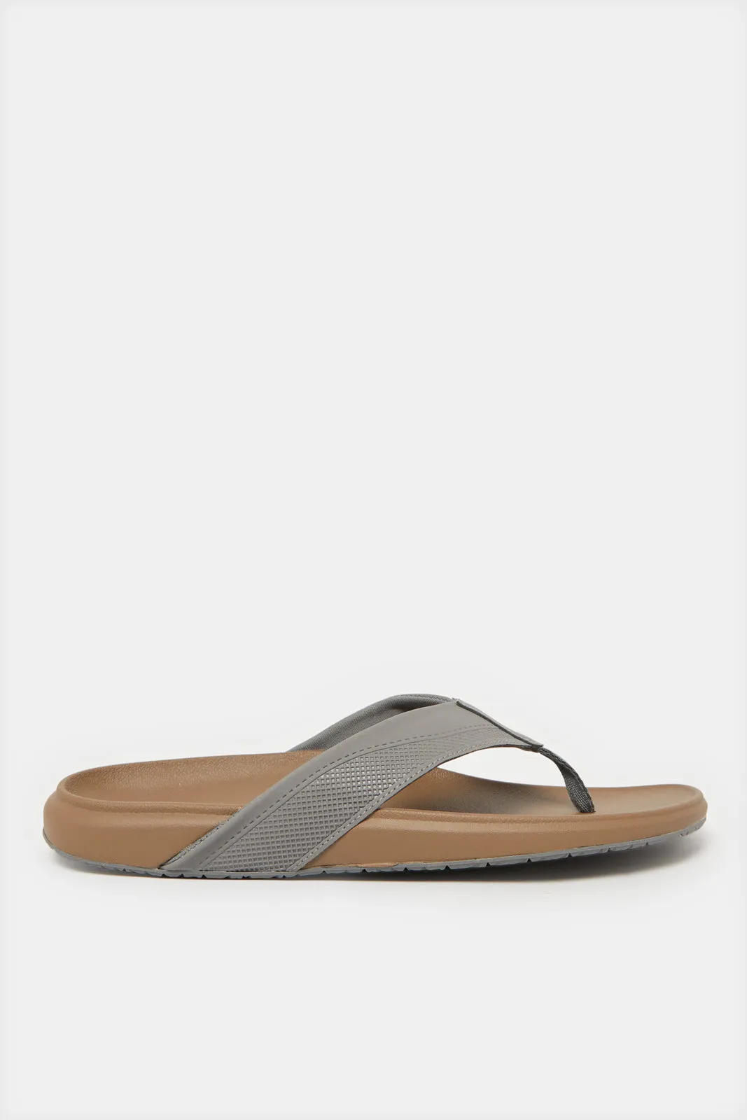Men Grey Toe Post Sandal sold by Redtag