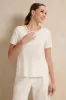 Women White Pearl Embellished Top sold by Redtag