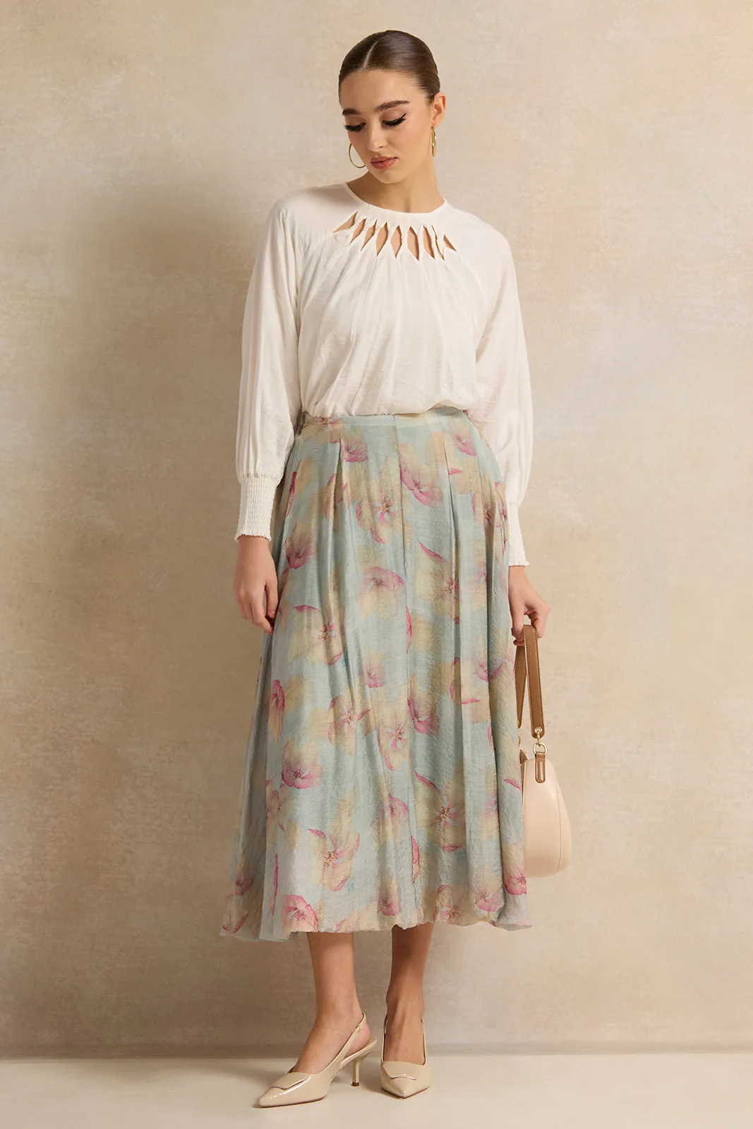 Women White Embellished Blouse sold by Redtag product image thumbnail 2