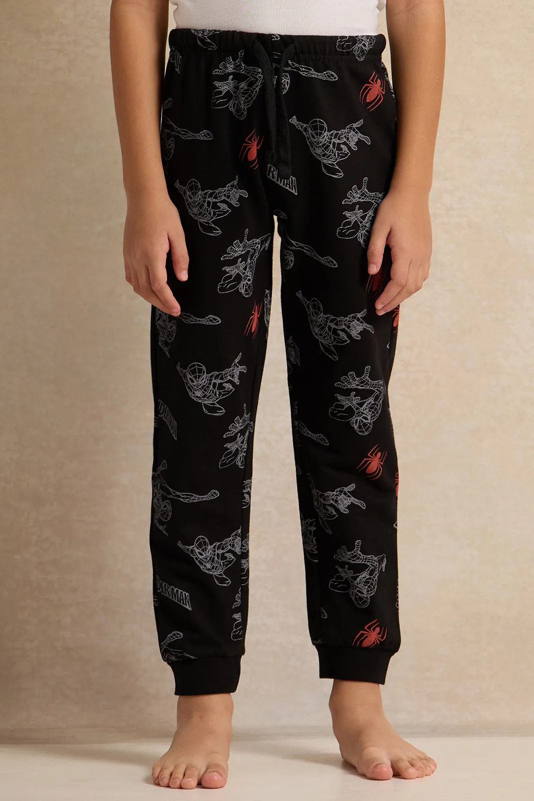 Boys Black Spiderman Pajama Set(2 Piece) sold by Redtag product image thumbnail 3