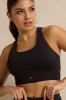 Women Black Active Sports Bra sold by Redtag