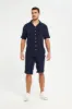 Men Navy Resort Collar Shirt sold by Redtag