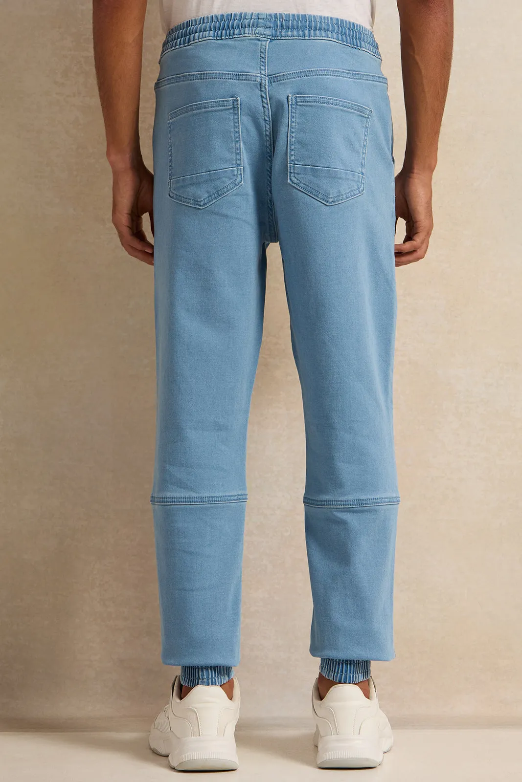 Men Blue Denim Jogger Jeans sold by Redtag product image thumbnail 3