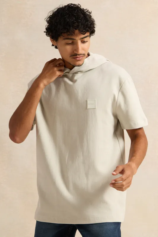 Men Grey Lounge T-Shirt sold by Redtag