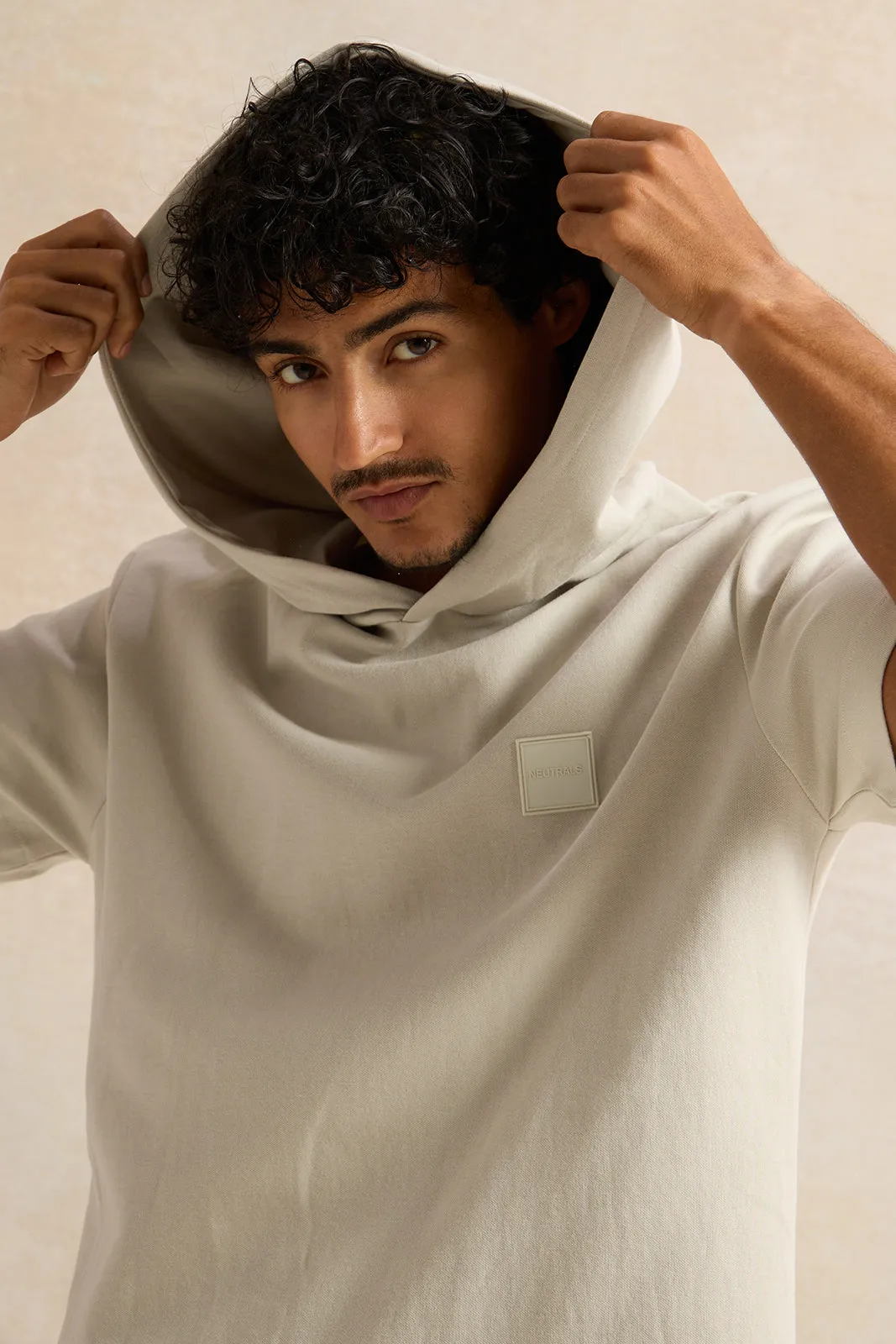 Men Grey Lounge T-Shirt sold by Redtag product image thumbnail 4