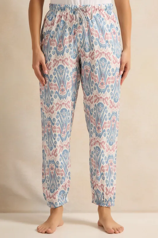 Women Multicolour Print Pyjama Bottom sold by Redtag