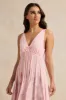 Women Pink Printed Chemise sold by Redtag
