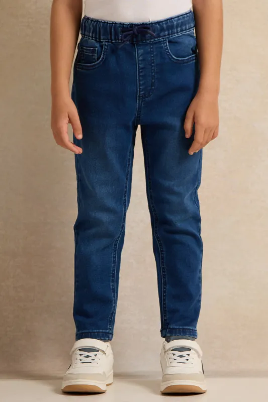 Boys Blue  Pull on  Jeans sold by Redtag