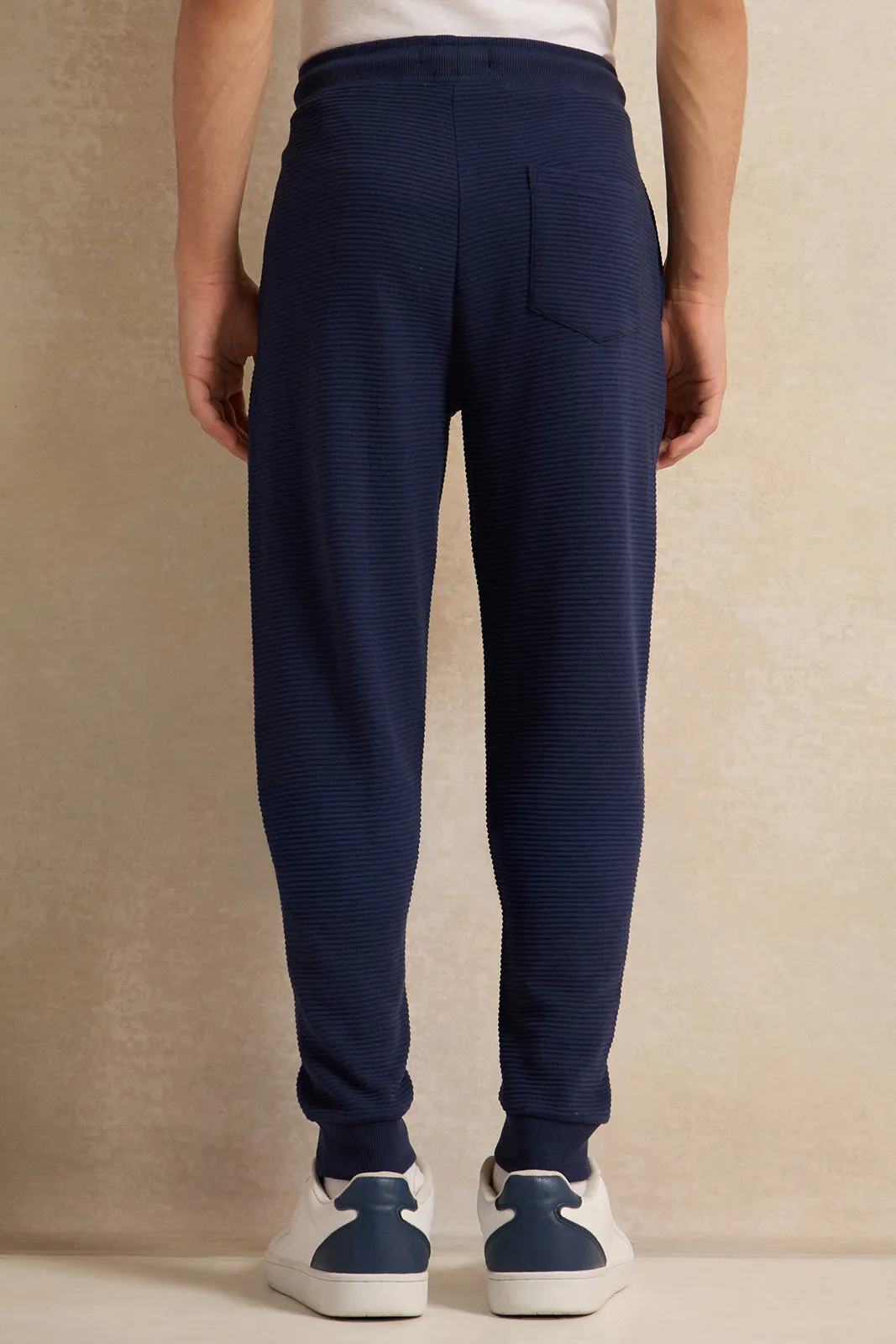 Senior Boys Navy Ottoman Active Pants sold by Redtag product image thumbnail 3