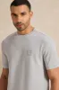 Men Blue Lounge T-Shirt sold by Redtag