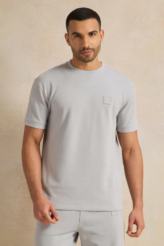 Men Blue Lounge T-Shirt sold by Redtag
