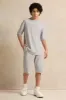 Senior Boys Grey Jacquard Shorts sold by Redtag