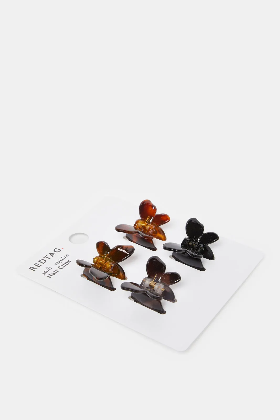 Women Brown Hair Clutches Set (4 Piece) sold by Redtag product image thumbnail 2