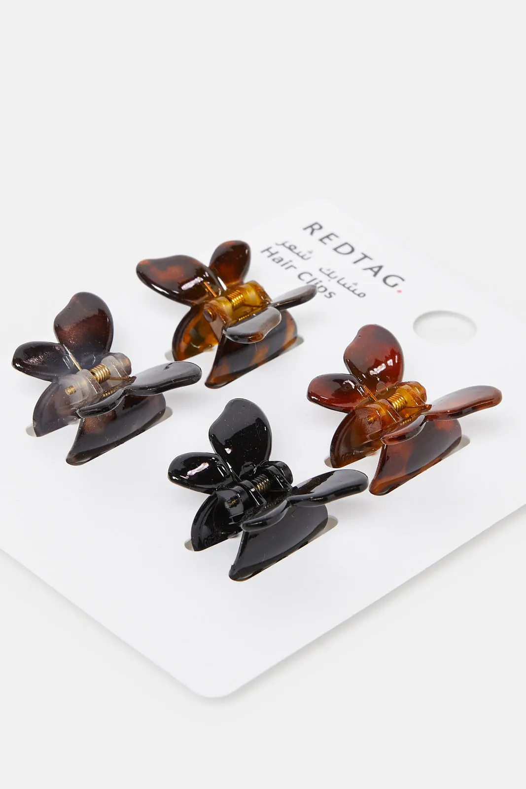 Women Brown Hair Clutches Set (4 Piece) sold by Redtag product image thumbnail 3