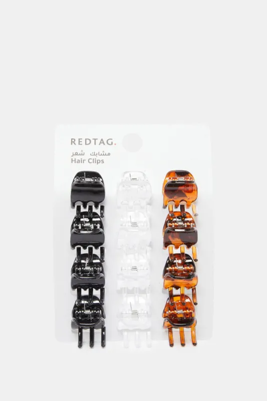 Women Assorted Jaw Clip Set (12 Piece) sold by Redtag