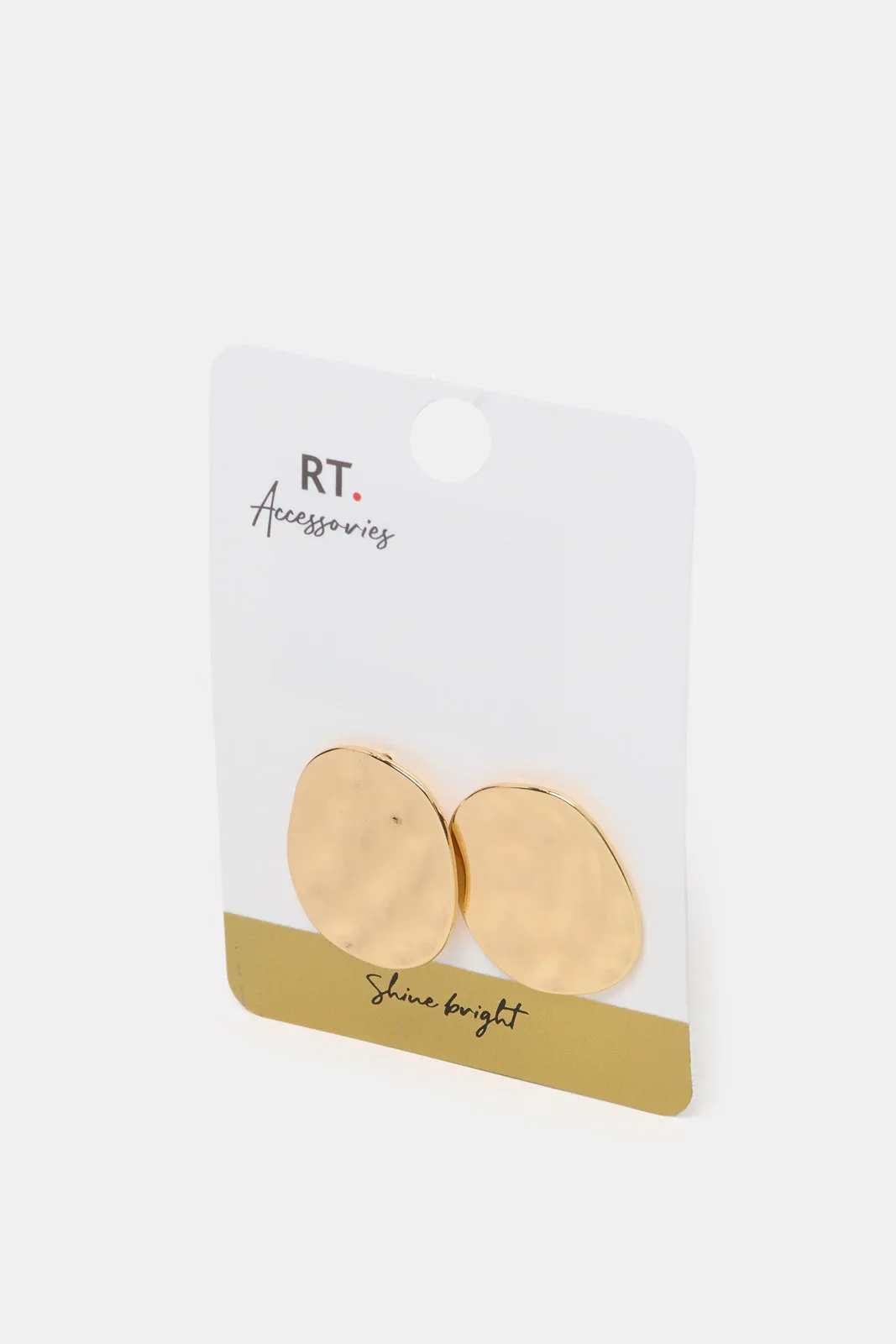 Women Gold Embellished Earrings sold by Redtag product image thumbnail 3