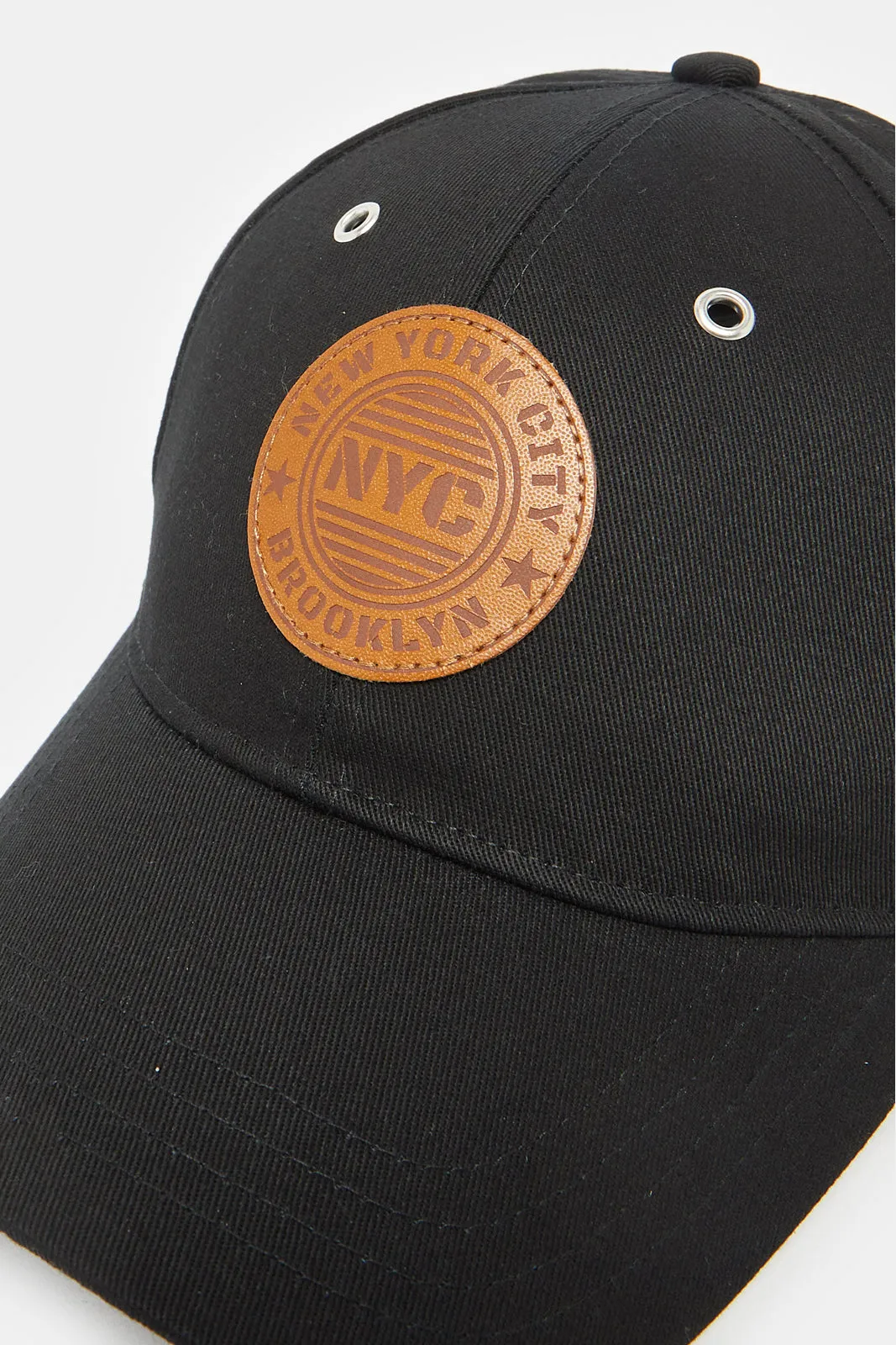 Women Black Patchwork Cap sold by Redtag product image thumbnail 2