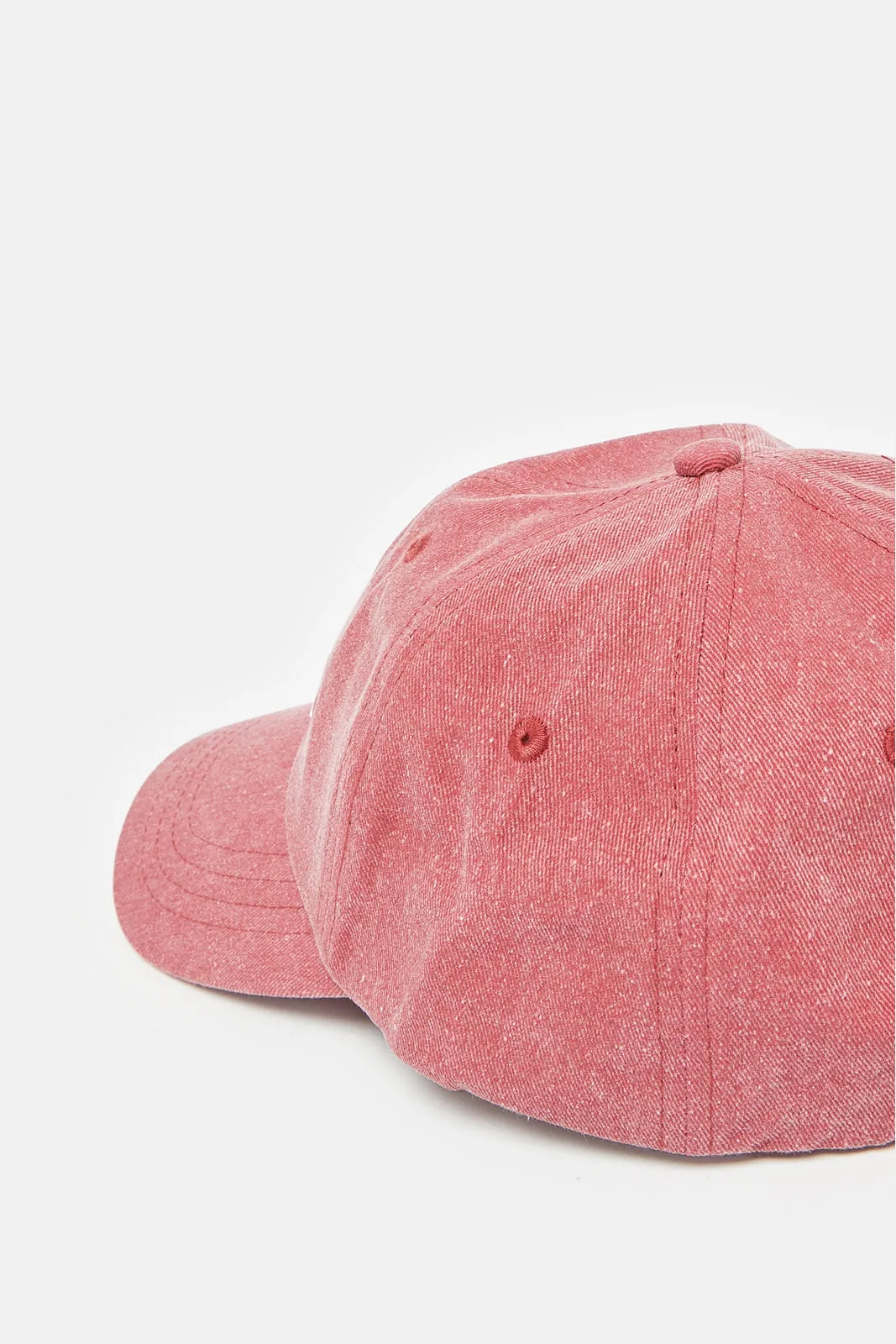 Women Red Embroidery Cap sold by Redtag product image thumbnail 3