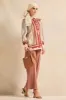 Women Ivory Printed Collared Shirt Blouse sold by Redtag