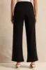 Women Black Side Gold Embellished Trousers sold by Redtag