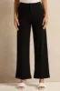 Women Black Side Gold Embellished Trousers sold by Redtag