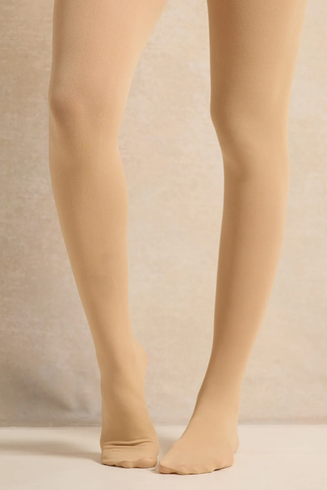 Women Beige Basic Tights (Pack of 2) sold by Redtag product image thumbnail 2