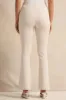 Women Beige Front Pleat Flare Leggings sold by Redtag