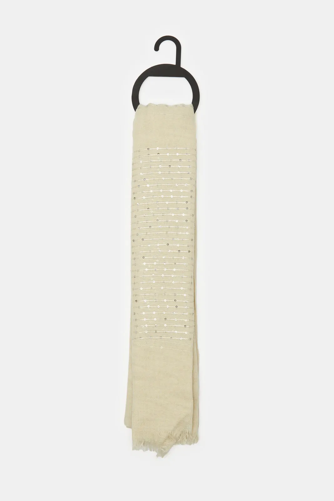 Women Beige Scarf sold by Redtag